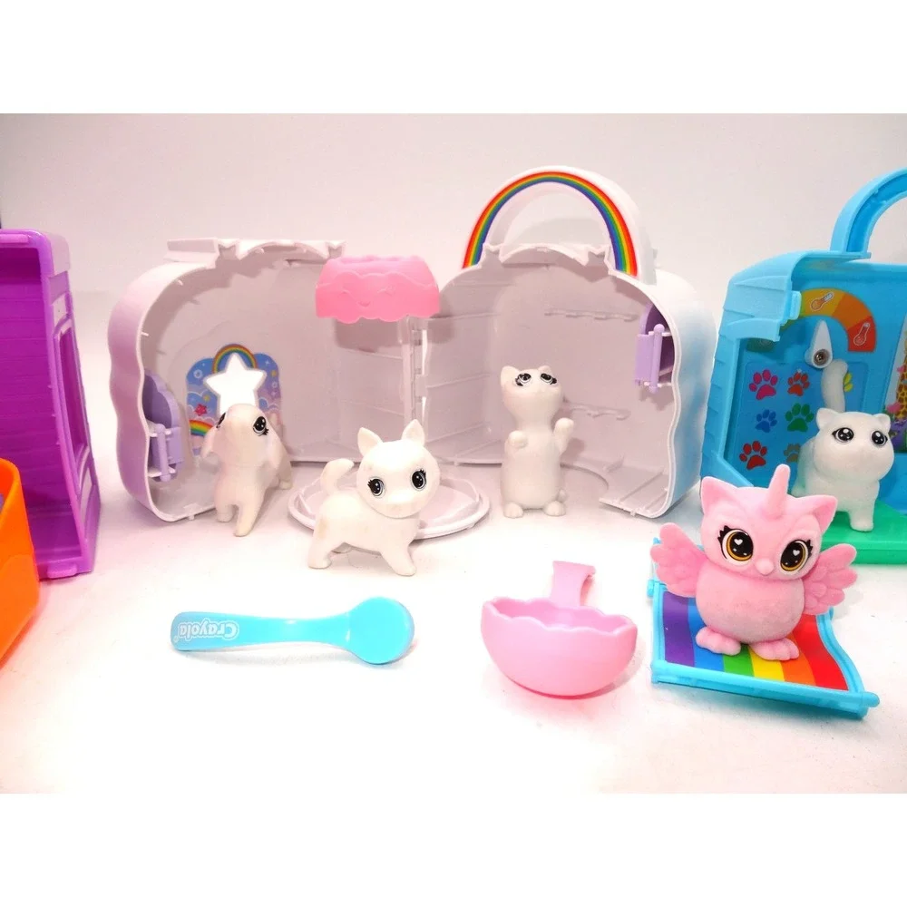 Crayola Scribble Scrubbies Pets Vet Set Tattoo Shop Cloud House and pets